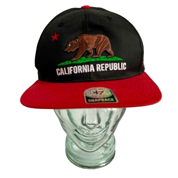 State of California Hat CA Republic by Forty Seven 47 Snapback Bear Vintage - Picture 1 of 7